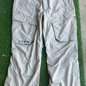 Burton Light Gray Cargo Pants
